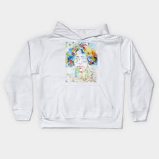 SIMONE WEIL - watercolor portrait.1 Kids Hoodie